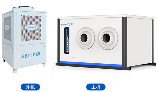 蒸發(fā)冷空調系統(tǒng)-臥式射流機組